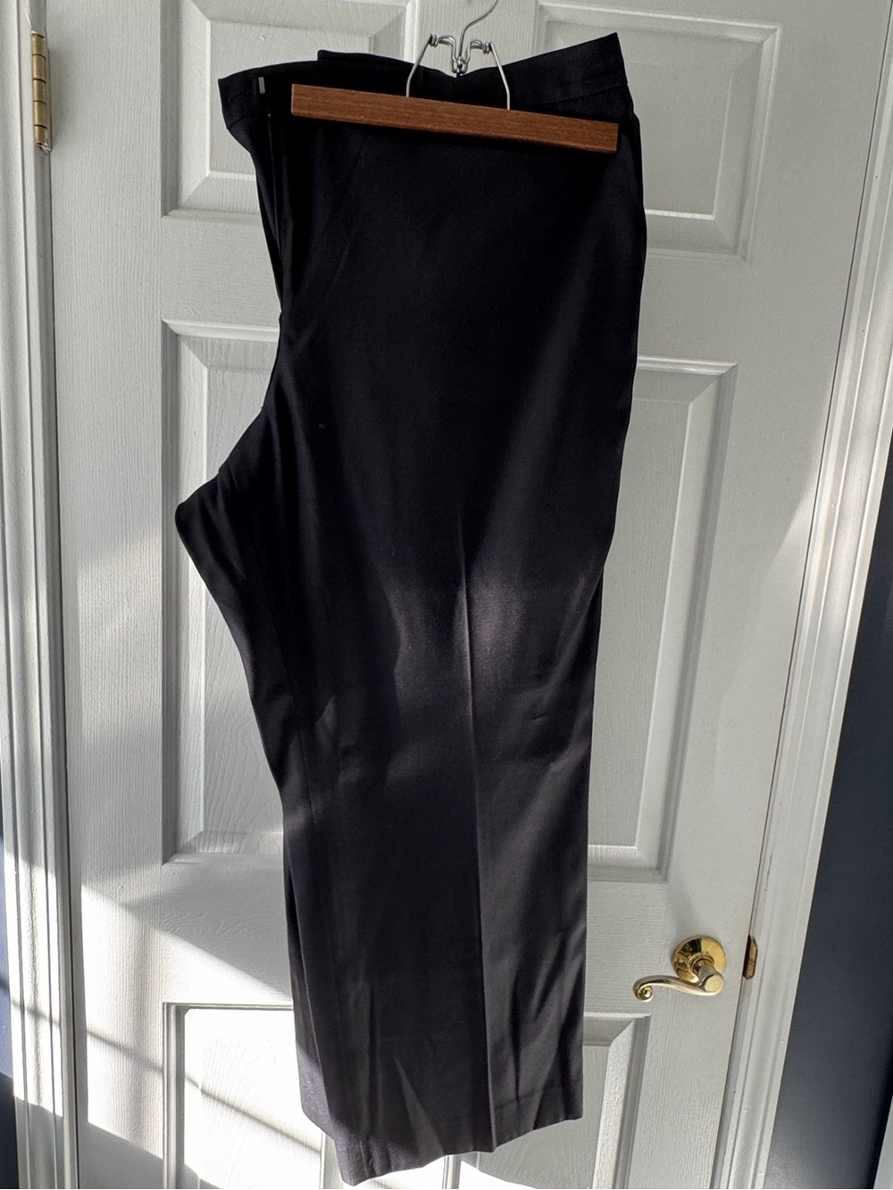 Anne Klein Black Women's Dress Trousers - Straight Leg